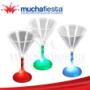copas de martini con luz