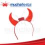 diadema diablito con luz