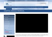 Sitio web de Hospital Angeles Del Pedregal SA de Cv