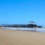 Pier on the beach of Tuxpan