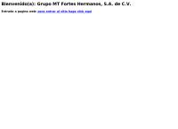 Sitio web de Grupo Mt Fortes Hermanos, SA de Cv