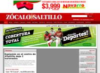 Sitio web de Zocalo de Saltillo, S.a. de C.v.