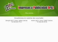 Sitio web de Ipoz Publicidad