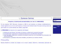 Proyecto y Construccion de Electricidad SA de Cv