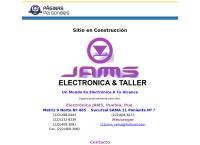 Sitio web de Jams Electronica & Taller