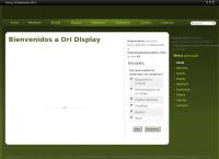 Sitio web de Ori Display S de rl de Cv