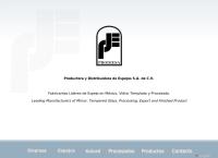 Sitio web de Prodiesa