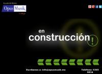 Sitio web de Escuela de Musica Opus Musik