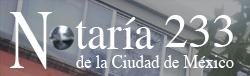 Notaria 233 Del D.f.