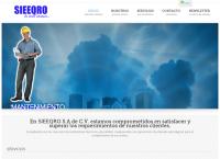 Sitio web de Sieeqro S.a de C.v
