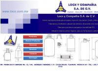 Sitio web de Locx y Compañía, S.a. de C.v.
