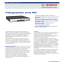 Hoja técnica DVR Bosch 400