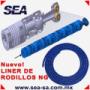 Liner con rodillos para microalambre de soldadura
