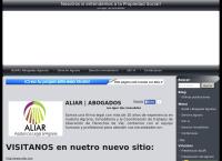 Sitio web de Aliar Abogados Agrario   Imobiliario