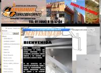 Sitio web de Servisanluis Construcciones en Tablaroca