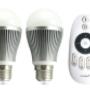 Focos led atenuables c/ control remoto