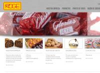 Sitio web de Alimentos Roge