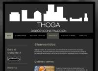 Sitio web de Thoga Diseño y Construcciones