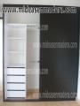 CLOSET MOD. BLANCO - CHOCOLATE