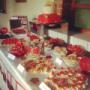 Pastel y Barra de Postres