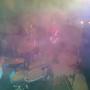 en plena accion ...