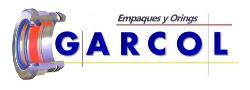 Empaques y Orings " Garcol"