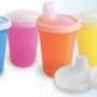 Vasos entrenadores con chupete y tapa