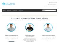 Sitio web de Uniformes Empresariales Guadalajara SA de CV