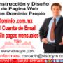 Diseño de Pagina web con Dominio .com.mx