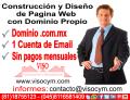 Registro Diseño y Rediseño de Pagina Web con Dominio Propio o Generico