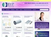 Sitio web de Byp Medical S.A. de C.V. GDL