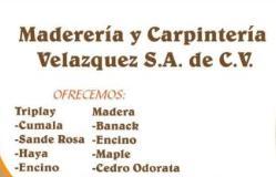 Madereria y Carpinteria Velazquez S.a. de C.v.