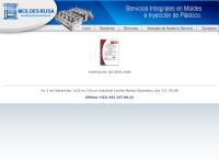 Sitio web de Moldes Rusa SA de Cv