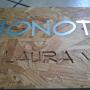 letrero OSB y aluminio