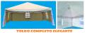 TOLDO 4X4 metros COMPLETO ELEGANTE