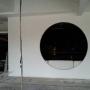 circulo en muro de tablaroca