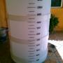 tanque de 1100 lts cilindrico con mamparas