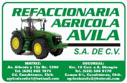 Refaccionaria Agricola Avila, S.a. de C.v.