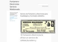 Sitio web de El Fontanero-Electricista Servicio Maldonado