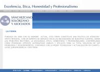 Sitio web de Sánchezcano Solórzano y Asociados