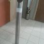 bolardo acero inoxidable sin placa corte a 45