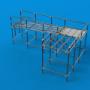 RACK DE FLUJO EN L