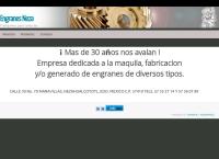 Sitio web de Engranes Neza