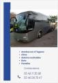 Autobús con capacidad de 47 pasajeros, pantallas, wc, clima.