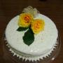 Tema amarillo, flores y perlitas :)