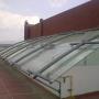 ESTRUCTURA METALICA CON CUBIERTA DE CRISTAL