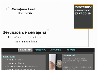 Sitio web de Cerrajería Leal Cumbres