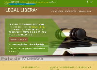 Sitio web de \"Legal Libera\"
