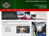 Sitio web de Dicon Silicones SA de CV