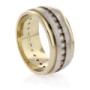 Anillo de Bodas en Dos Tonos de Plata